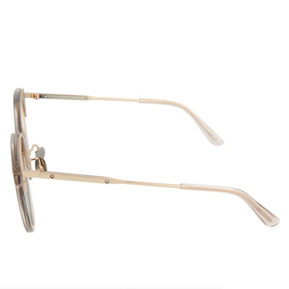 Bottega Veneta Women\'s Rose Gold Round Sunglasses! main image 2